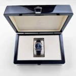 Replica Patek Philippe Complications 5396G-017 Annual Calendar Moon Phases White Gold Blue Dial - Image 12