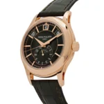 Replica Patek Philippe Complications 5205R-011 Annual Calendar Moon Phases Rose Gold Green Dial - Image 4