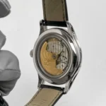 Replica Patek Philippe Complications 5205G-010 Annual Calendar White Gold Black Dial - Image 8