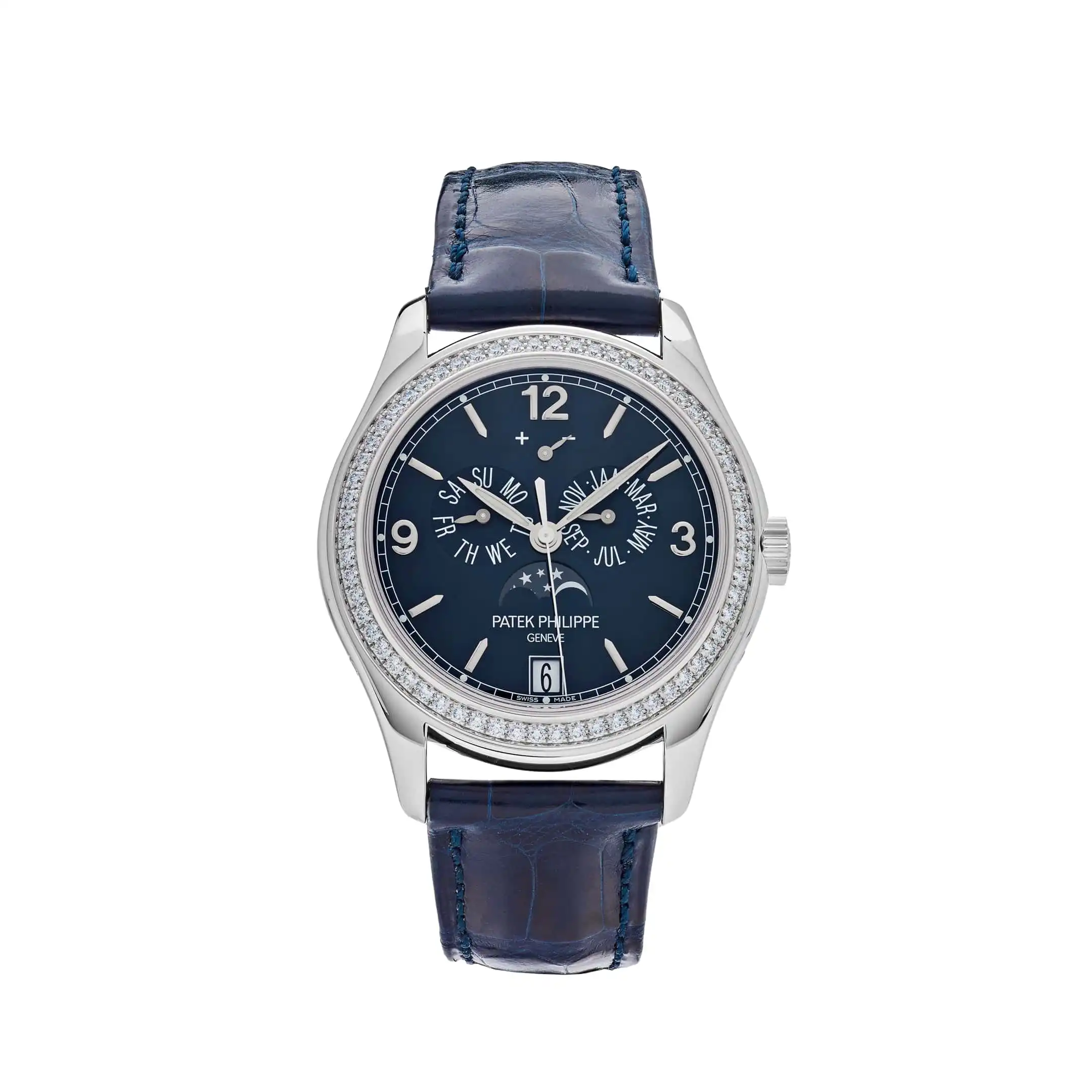 rfxk0nd50iq.webp Replica Patek Philippe Complications 5147G-001 Diamond Bezel Annual Calendar Moon Phases - Image 1