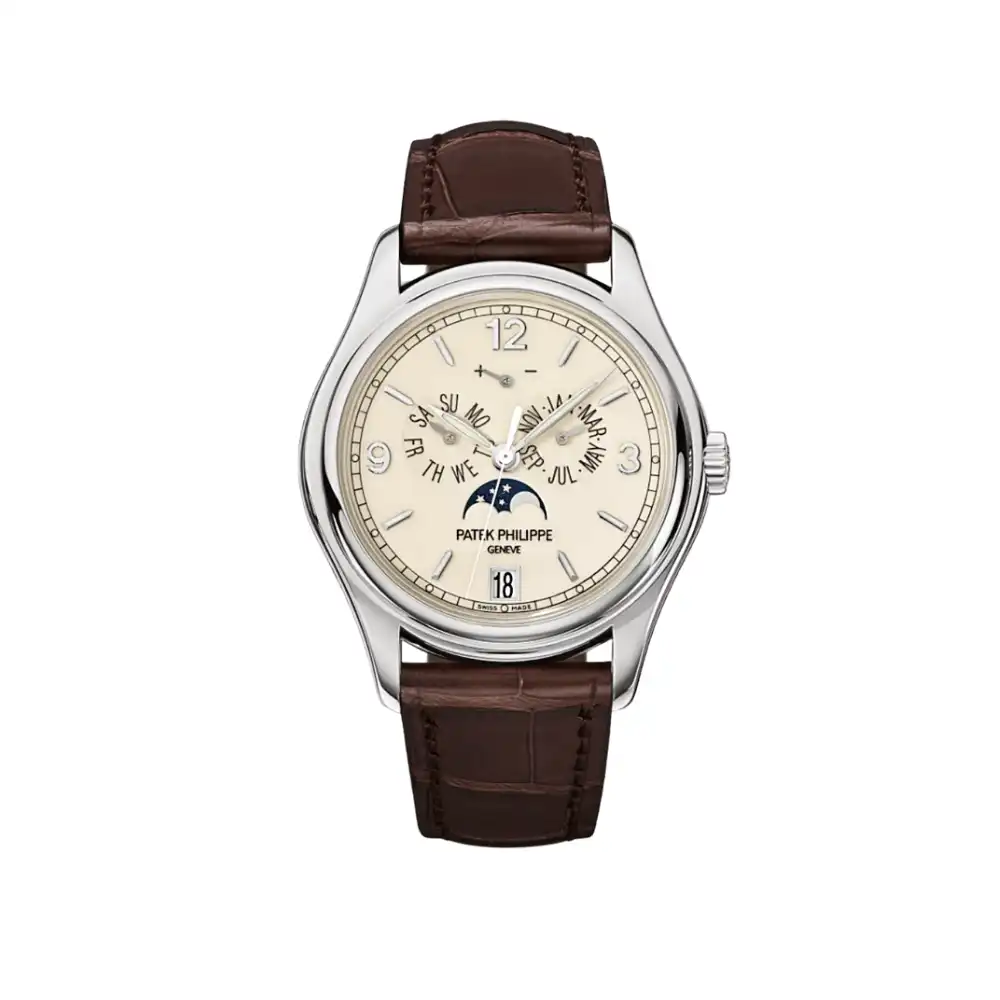 qyubykrtax0.webp Replica Patek Philippe Complications 5146G-001 Annual Calendar Moon Phases - Image 1