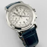 Replica Patek Philippe Complications 5070G-001 Annual Calendar Chronograph Whi - Image 3