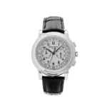 Replica Patek Philippe Complications 5070G-001 Annual Calendar Chronograph White Gold Silver Dial (2007)