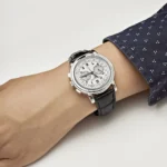 Replica Patek Philippe Complications 5070G-001 Annual Calendar Chronograph White Gold Silver Dial (2007) - Image 2