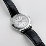 Replica Patek Philippe Complications 5070G-001 Annual Calendar Chronograph White Gold Silver Dial (2007) - Image 3