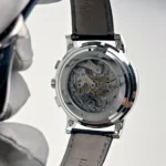 Replica Patek Philippe Complications 5070G-001 Annual Calendar Chronograph White Gold Silver Dial (2007) - Image 9