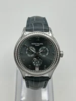 Replica Patek Philippe Complications 4947G-001 Annual Calendar White Gold Blue Dial - Image 4