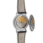 Replica Patek Philippe Calatrava 5153G-001 Date White Gold Black Dial - Image 6