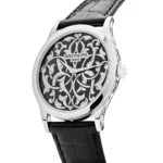 Replica Patek Philippe Calatrava 5088/100P-001 Platinum Engraved Black Dial - Image 3