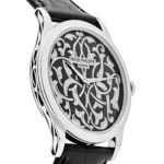 Replica Patek Philippe Calatrava 5088/100P-001 Platinum Engraved Black Dial - Image 4