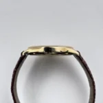Replica Patek Philippe Calatrava 3998 Yellow Gold Cream Dial Alligator Strap (1997) - Image 6
