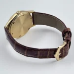 Replica Patek Philippe Calatrava 3998 Yellow Gold Cream Dial Alligator Strap (1997) - Image 8