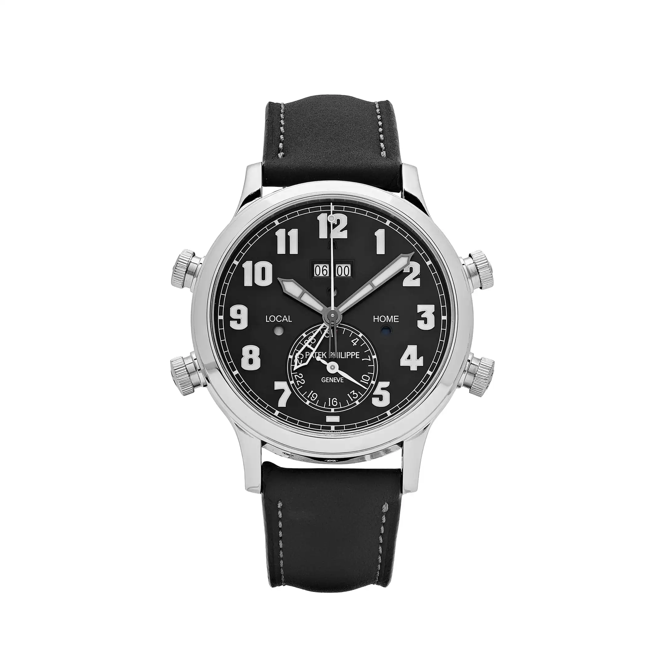 2wrnjastdo1.webp Replica Patek Philippe Grand Complications 5520P-001 Alarm Travel Time Platinum - Image 1