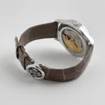 Replica Patek Philippe Grand Complications 5496P-015 Perpetual Calendar Moon Phases Platinum Silver Dial - Image 8