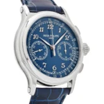 Replica Patek Philippe Grand Complications 5370P-011 Split-Seconds Chronograph Platinum Blue Dial - Image 3