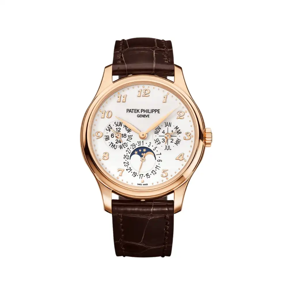 ql24ibtg023.webp Replica Patek Philippe Grand Complications 5327R-001 Perpetual Calendar Rose Gold White Dial - Image 1