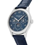 Replica Patek Philippe Grand Complications 5327G-001 Perpetual Calendar White Gold Blue Dial - Image 4