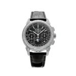 Replica Patek Philippe Grand Complications 5271P-001 Perpetual Calendar Platinum Black Dial Baguette Bezel
