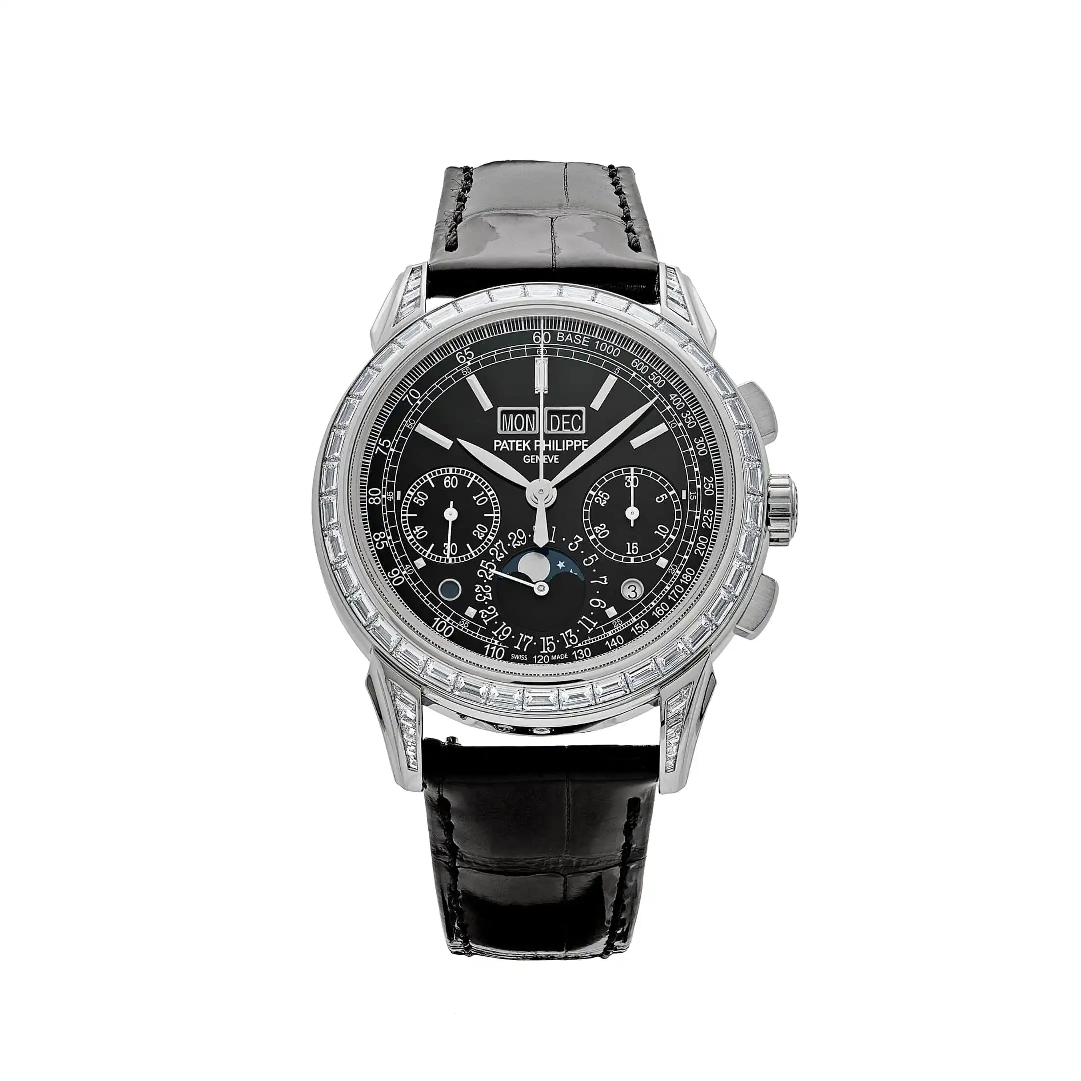 1fznkd4ow5s.webp Replica Patek Philippe Grand Complications 5271P-001 Perpetual Calendar Platinum Black Dial Baguette Bezel - Image 1