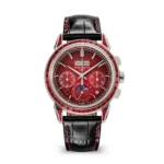 Replica Patek Philippe Grand Complications 5271/12P-010 Perpetual Calendar Chronograph Platinum Baguette Rubies