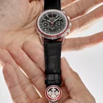 Replica Patek Philippe Grand Complications 5271/12P-001 Perpetual Calendar Platinum Black Dial Ruby Bezel - Image 2