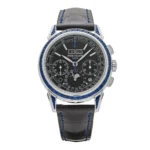 Replica Patek Philippe Grand Complications 5271/11P-001 Moon Phases Platinum Black Dial Sapphire Bezel