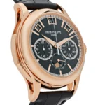 Replica Patek Philippe Grand Complications 5208R-001 Minute Repeater Perpetual Calendar Rose Gold Black Dial - Image 4