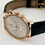 Replica Patek Philippe Chronograph 7150/250R-001 Rose Gold Silver Dial - Image 3