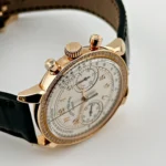 Replica Patek Philippe Chronograph 7150/250R-001 Rose Gold Silver Dial - Image 4