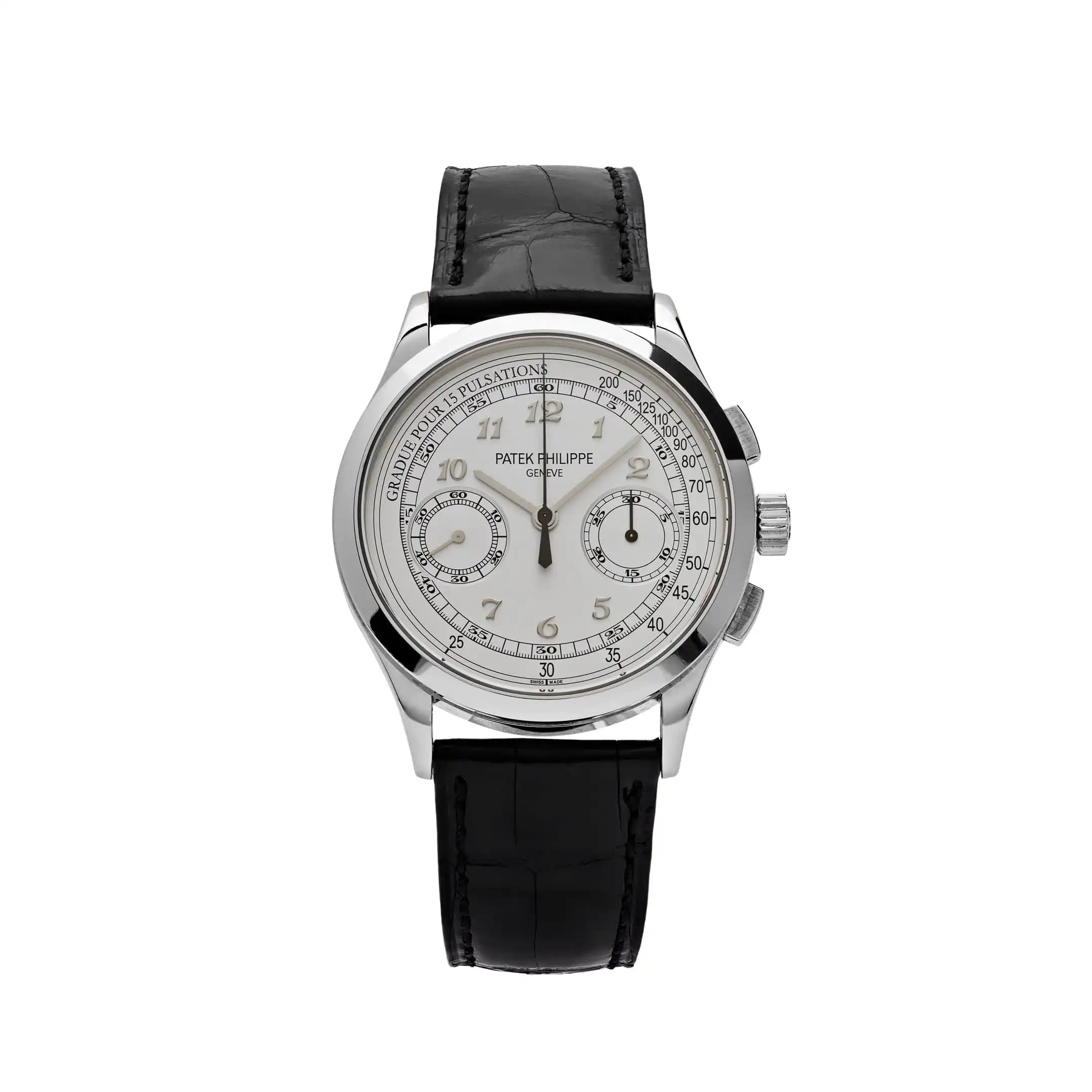 dlghvwtkkhj.webp Replica Patek Philippe Chronograph 5170G-001 White Gold White Dial - Image 1