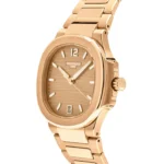 Replica Patek Philippe Nautilus 7118/1R-010 'Ladies' Date Rose Gold Champagne Golden Dial - Image 6