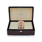 Replica Patek Philippe Nautilus 7118/1R-010 'Ladies' Date Rose Gold Champagne Golden Dial - Image 8