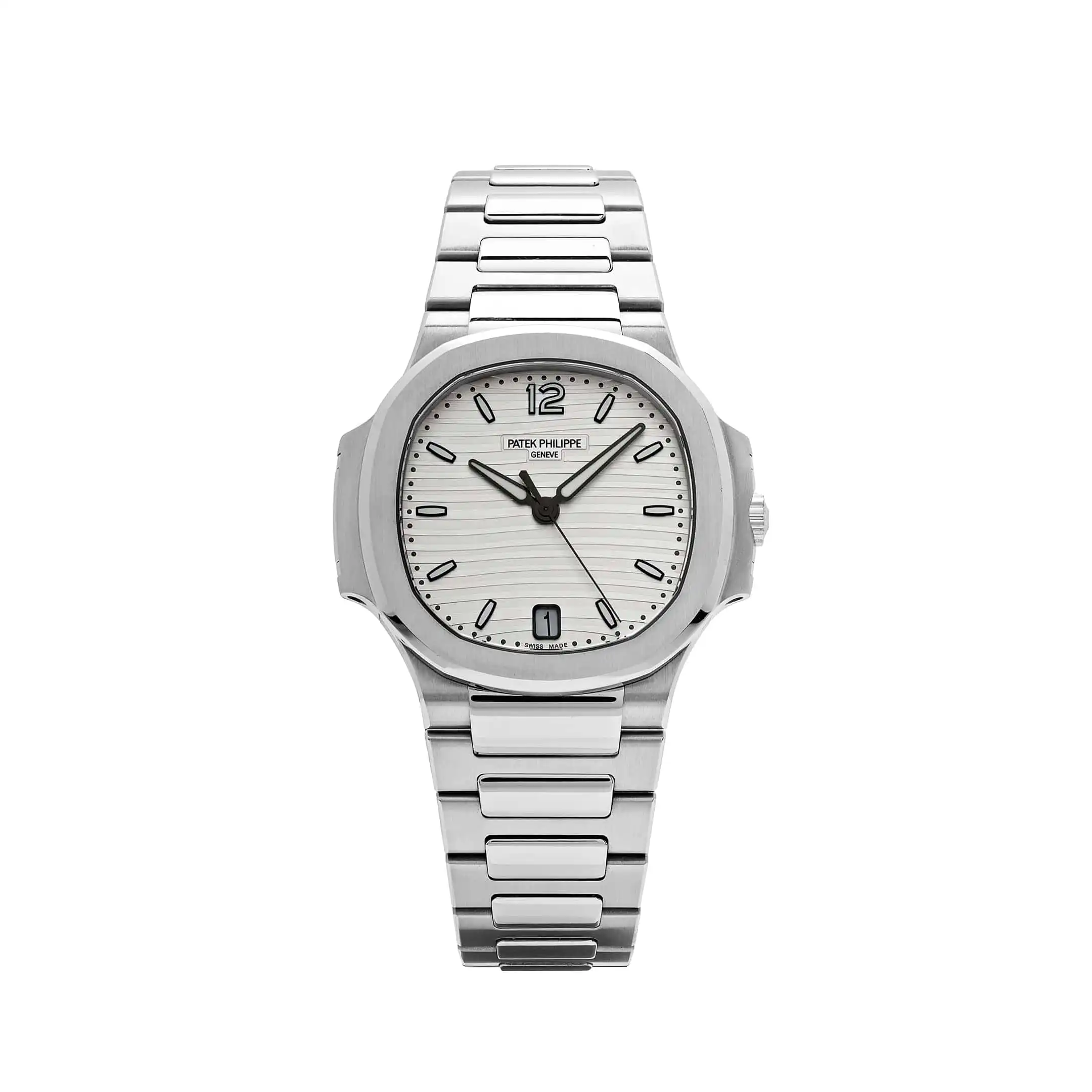 sgojtnk0b4g.webp Replica Patek Philippe Nautilus 7118/1A-010 Stainless Steel Silvery Opaline Dial - Image 1