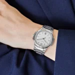Replica Patek Philippe Nautilus 7118/1A-010 Stainless Steel Silvery Opaline Dial - Image 2