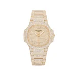 Replica Patek Philippe Nautilus 7118/1450R-001 Rose Gold Diamond Set