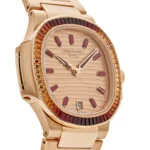 Replica Patek Philippe Nautilus 7118/1300R-001 'Ladies' Rose Gold - Image 4