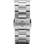 Replica Patek Philippe Nautilus 7118/1200A-010 'Ladies' Stainless Steel Silver Dial Diamond Bezel - Image 5