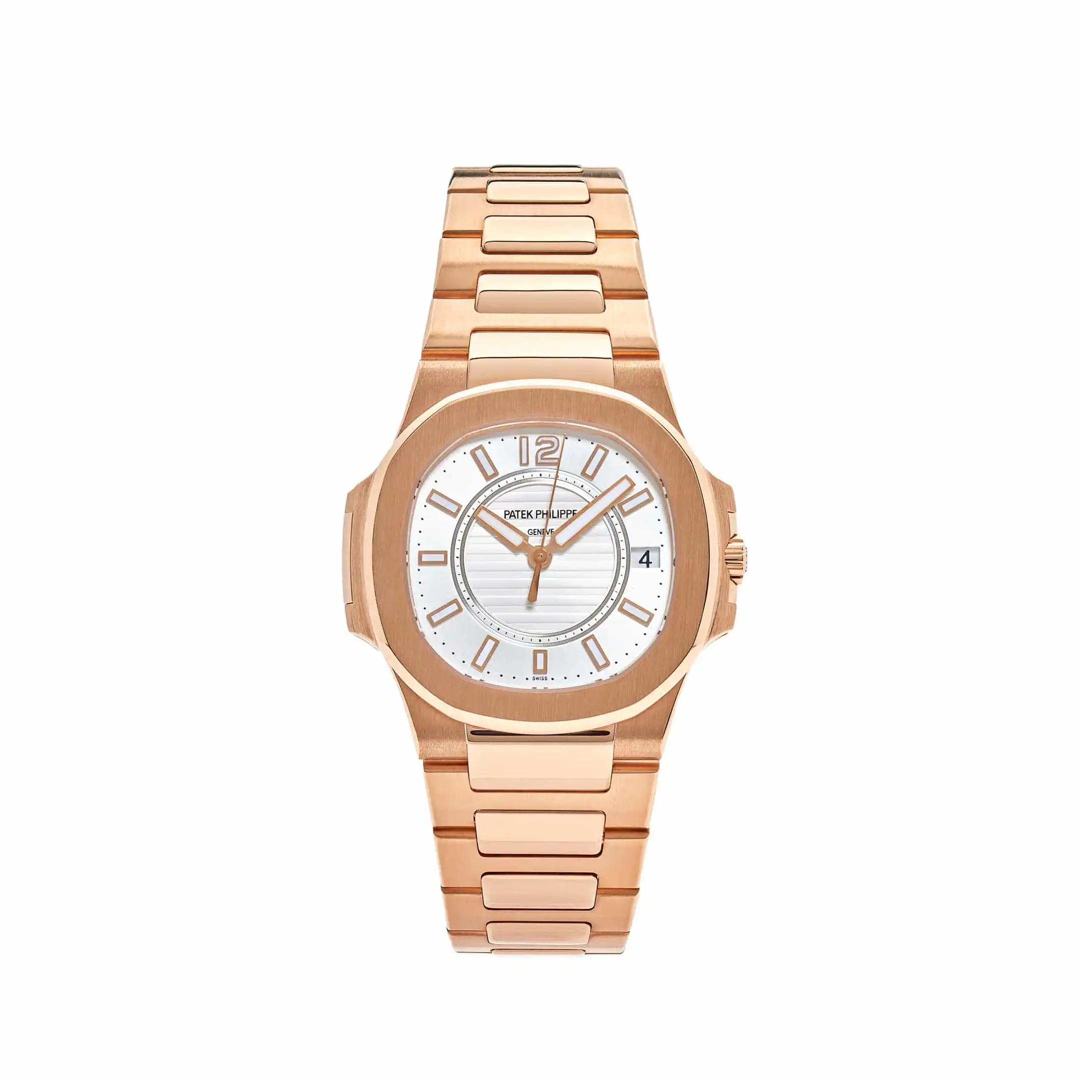 2jekwtpkznz.webp Replica Patek Philippe Nautilus 7011/1R-001 'Ladies' Rose Gold Silver Dial - Image 1