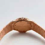Replica Patek Philippe Nautilus 7011/1R-001 'Ladies' Rose Gold Silver Dial - Image 6