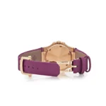 Replica Patek Philippe Nautilus 7010R-013 'Ladies' Rose Gold Purple Dial Diamond Bezel - Image 6