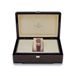 Replica Patek Philippe Nautilus 7010R-013 'Ladies' Rose Gold Purple Dial Diamond Bezel - Image 7