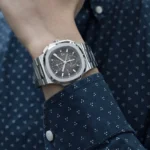 Replica Patek Philippe Nautilus 5990/1A-001 'Travel Time' Chronograph Stainless Steel - Image 2