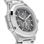 Replica Patek Philippe Nautilus 5990/1A-001 'Travel Time' Chronograph Stainless Steel - Image 4