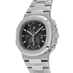 Replica Patek Philippe Nautilus 5990/1A-001 'Tiffany u0026 Co.' Travel Time Chronograph Stainless Steel - Image 3