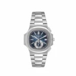 Replica Patek Philippe Nautilus 5980/1A-001 Chronograph Stainless Steel Blue Dial