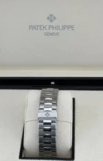 Replica Patek Philippe Nautilus 5980/1A-001 Chronograph Stainless Steel Blue Dial - Image 5