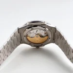 Replica Patek Philippe Nautilus 5711/113P-001 Date Platinum Emeralds Black Dial - Image 7