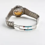 Replica Patek Philippe Nautilus 5711/113P-001 Date Platinum Emeralds Black Dial - Image 9