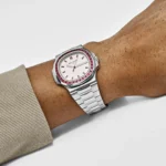 Replica Patek Philippe Nautilus 5711/112P-010 Platinum White Dial Ruby Bezel - Image 2