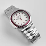 Replica Patek Philippe Nautilus 5711/112P-010 Platinum White Dial Ruby Bezel - Image 3